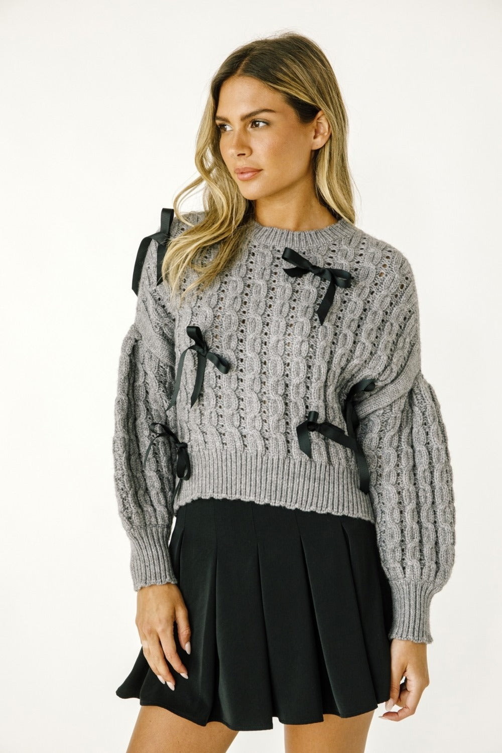 Jolie Bow Knit Sweater