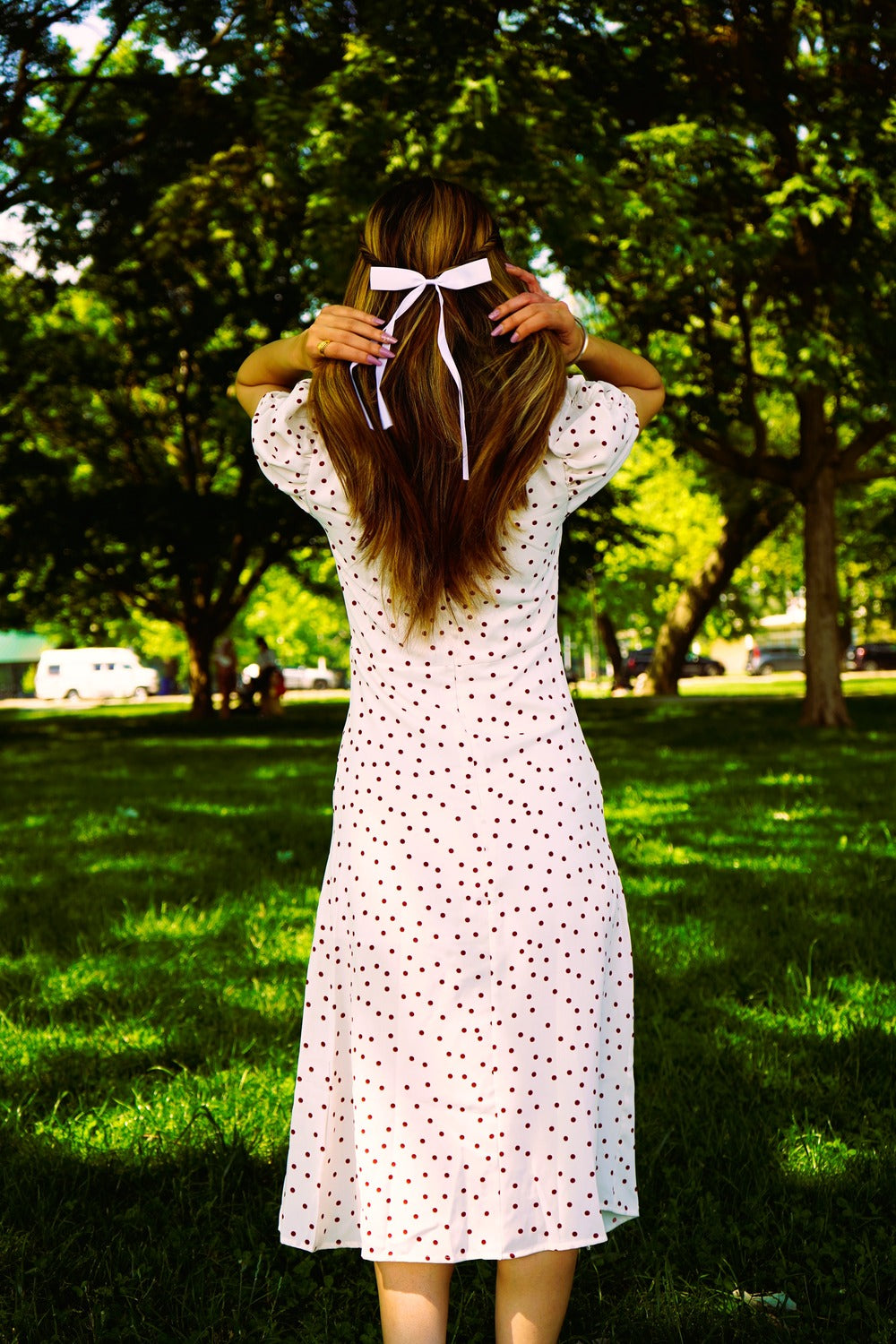 Bubble Sleeve Midi