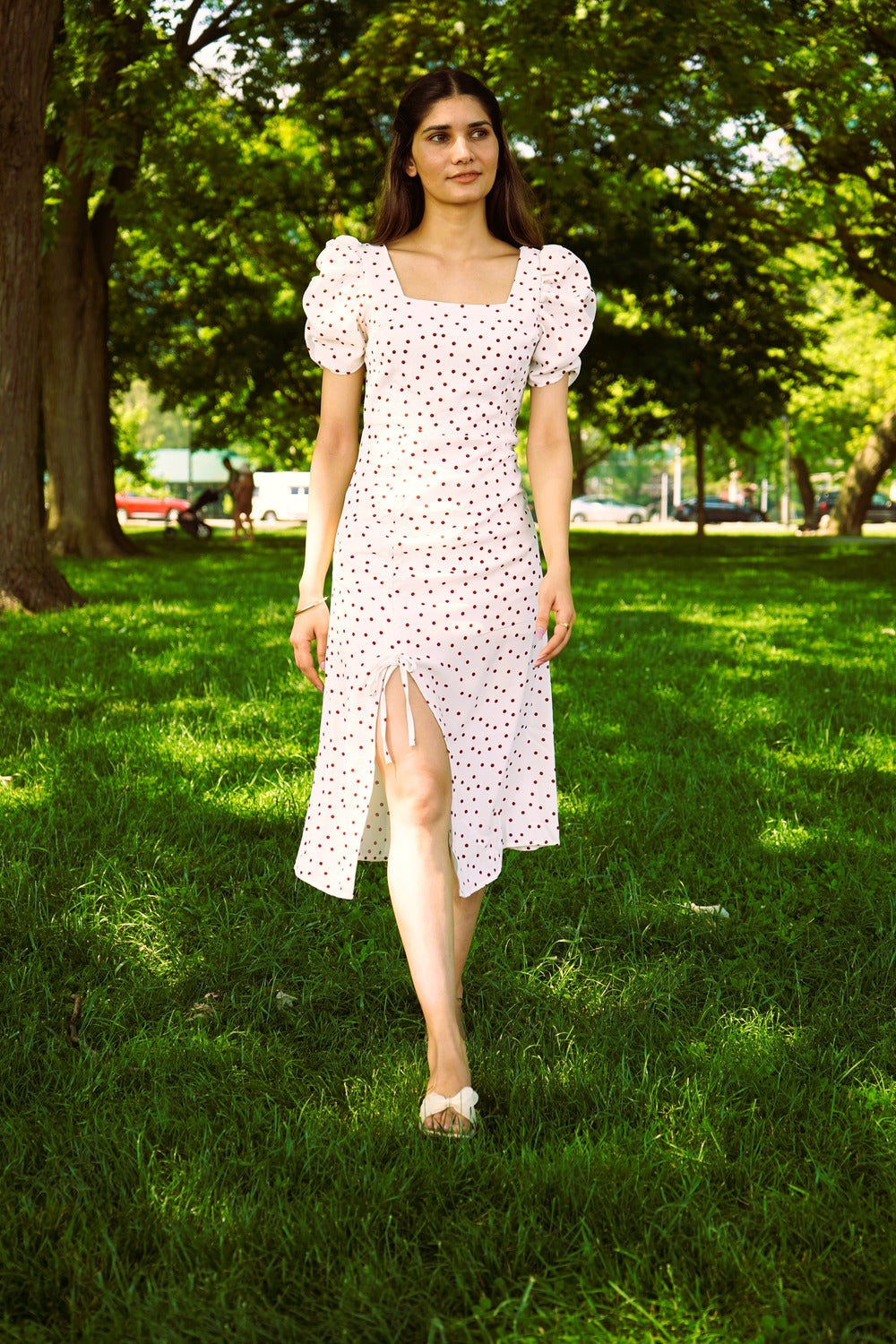 Bubble Sleeve Midi