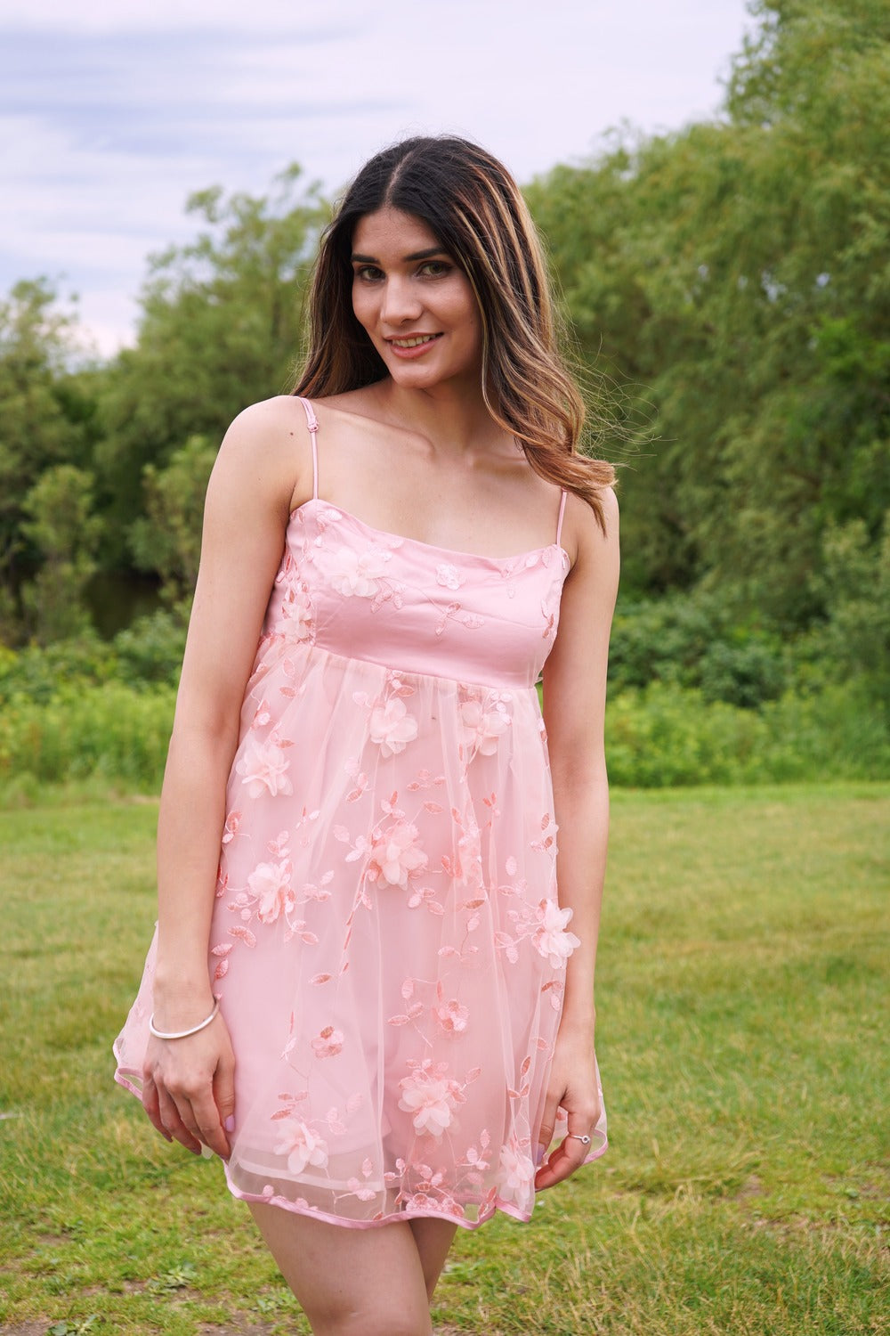 Gia Spaghetti Floral Baby doll