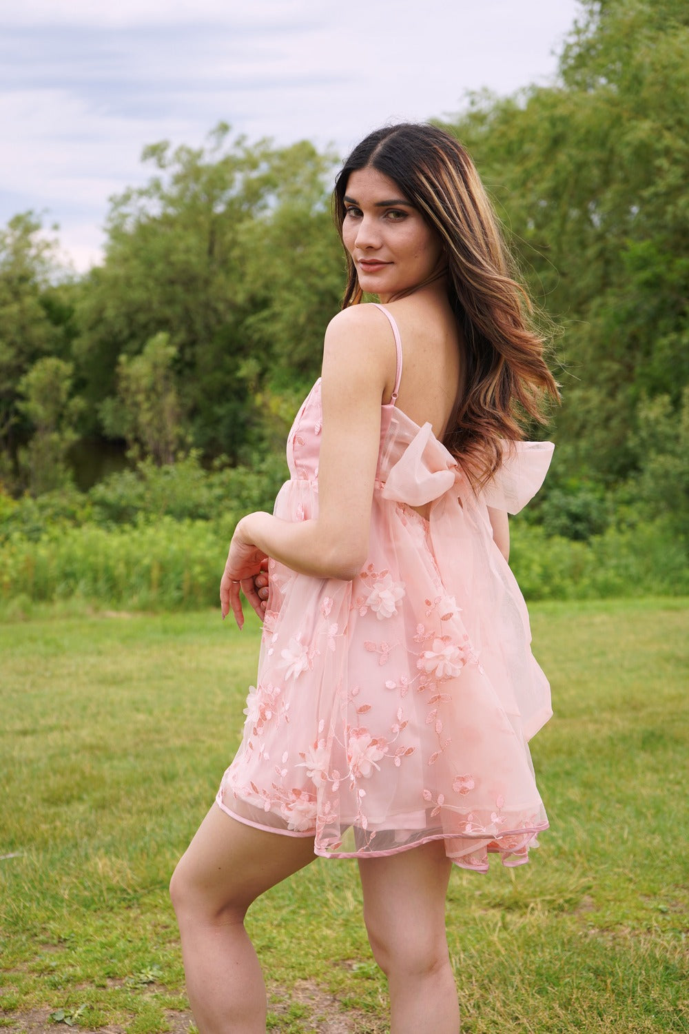 Gia Spaghetti Floral Baby doll