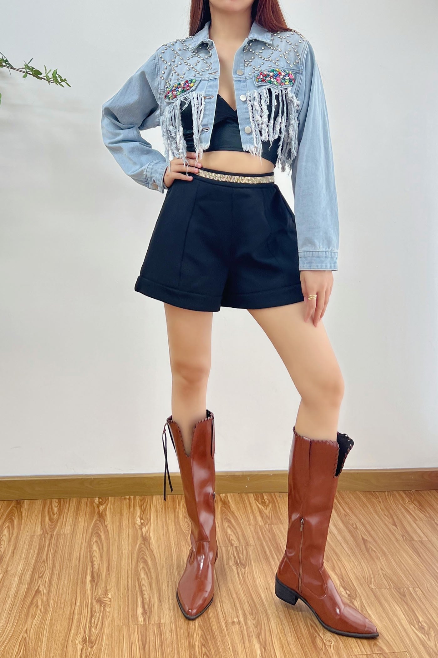 Paris Fringe Denim