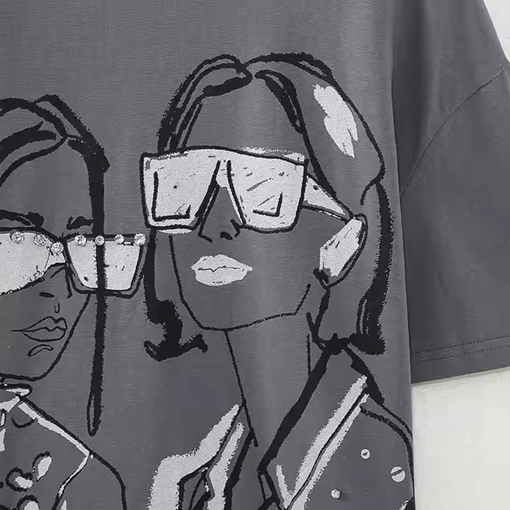 Baddies Grey T-Shirt