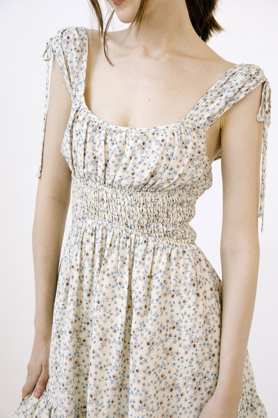 Eliana Floral Gathered A Line
