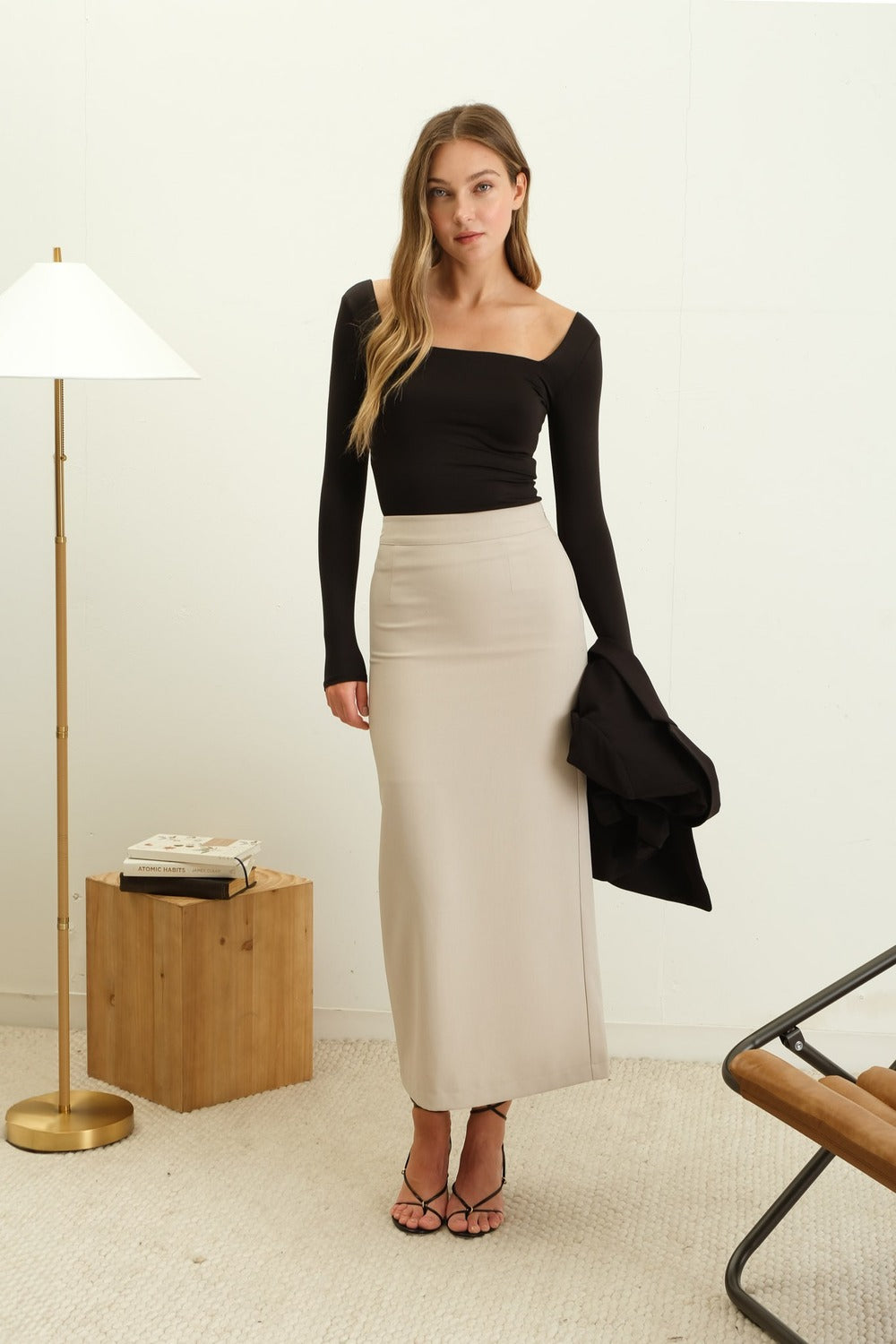 Reversible Square Neck Top