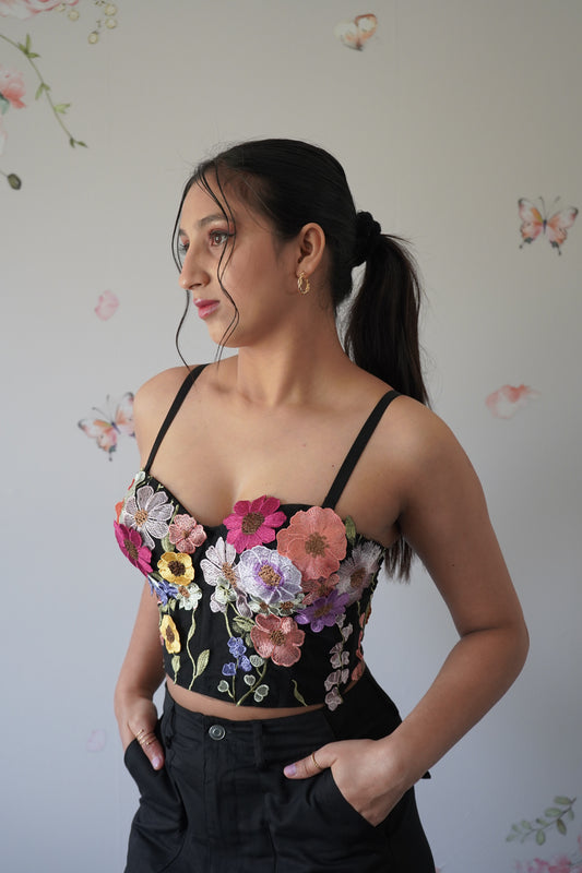 Milan Floret Bustier